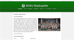 Desktop Screenshot of blaskapelle.boku.ac.at